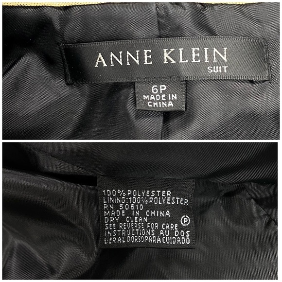 ANNE Klein Classic Blazer Jacket in Black - Picture 5 of 7